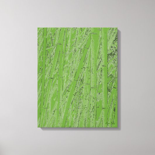 Impression sur toile enroulée 'Zen Bamboo III' (Recto)