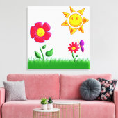 Impression sur toile ensoleillée (Insitu(Salon))