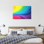 Impression sur toile enveloppée de arc-en-ciel abs (Insitu(Chambre))