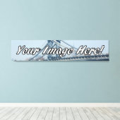 Impression sur toile enveloppée de panorama person (Insitu (Plancher de Bois))