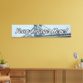 Impression sur toile enveloppée de panorama person (Insitu(Salon))