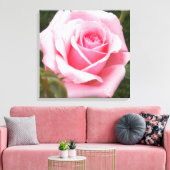 Impression sur toile enveloppée de rose rose (Insitu(Salon))