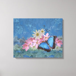Impression sur toile enveloppée Morpho Magic