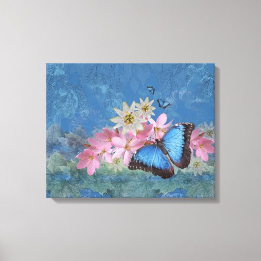 Impression sur toile enveloppée Morpho Magic (Recto)