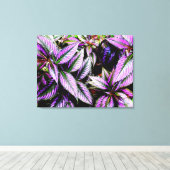 Impression sur toile enveloppée 'Violet' (Insitu (Plancher de Bois))