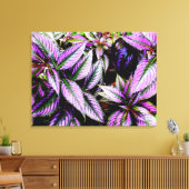 Impression sur toile enveloppée 'Violet' (Insitu(Salon))