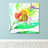 Impression sur toile Escargot Arc-en-ciel (Insitu (Plancher de Bois))