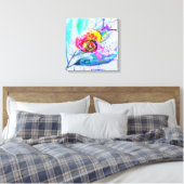 Impression sur toile escargot de belles couleurs - (Insitu(Chambre))