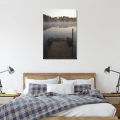 Impression sur toile étendue Aube sur le quai (Insitu(Chambre))