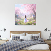 Impression sur toile étendue Beauté silencieuse (Insitu(Chambre))