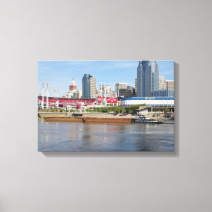 Impression sur toile étendue Covington & Barges