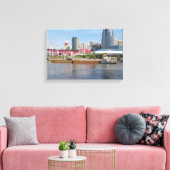 Impression sur toile étendue Covington & Barges (Insitu(Salon))
