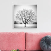 Impression sur toile étendue d'arbre d'hiver (Insitu(Salon))