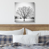 Impression sur toile étendue d'arbre d'hiver (Insitu(Chambre))