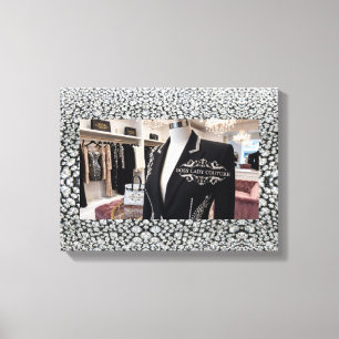 Impression sur toile étendue de Boss Lady