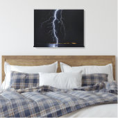Impression sur toile étendue de foudre (Insitu(Chambre))