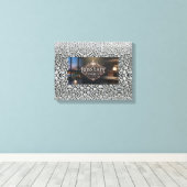 Impression sur toile étendue de la patronne (Insitu (Plancher de Bois))