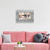 Impression sur toile étendue de la patronne (Insitu(Salon))