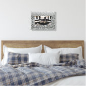 Impression sur toile étendue de la patronne (Insitu(Chambre))