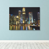 Impression sur toile étendue de paysage urbain (Insitu (Plancher de Bois))