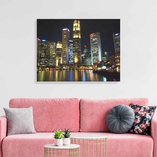 Impression sur toile étendue de paysage urbain (Insitu(Salon))