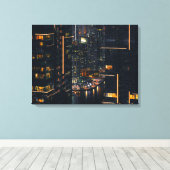 Impression sur toile étendue de paysage urbain (Insitu (Plancher de Bois))
