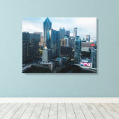 Impression sur toile étendue de paysage urbain (Insitu (Plancher de Bois))