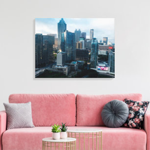 Impression sur toile étendue de paysage urbain