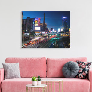 Impression sur toile étendue de Vegas