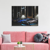 Impression sur toile étendue de voitures de luxe (Insitu(Salon))