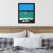 Impression sur toile étendue d'île tropicale (Insitu(Chambre))