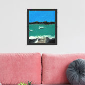 Impression sur toile étendue d'île tropicale (Insitu(Salon))