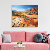 Impression sur toile étendue du désert du Sud-Oues (Insitu(Salon))