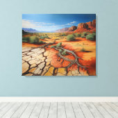 Impression sur toile étendue du désert du Sud-Oues (Insitu (Plancher de Bois))