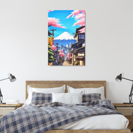 Impression sur toile étendue du Mt Fuji de Tokyo (Insitu(Chambre))