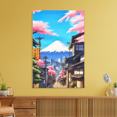 Impression sur toile étendue du Mt Fuji de Tokyo (Insitu(Salon))