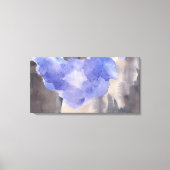 Impression sur toile étendue gris violet aquarelle (Recto)