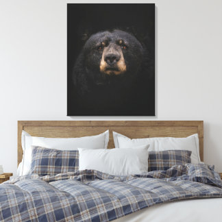 Impression sur toile étendue OURS NOIR