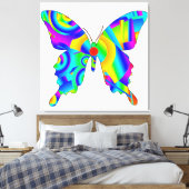 Impression sur toile étendue Papillon d'été (Insitu(Chambre))