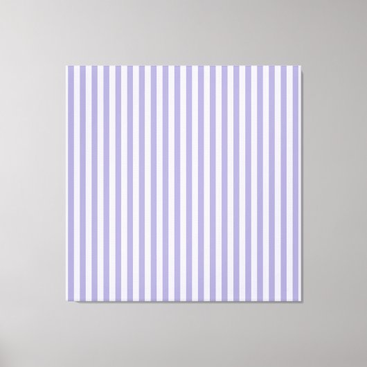 Impression sur toile étendue Rayures violettes (Recto)