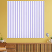 Impression sur toile étendue Rayures violettes (Insitu(Salon))