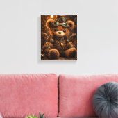 Impression sur toile étendue Steam Punk Steve (Insitu(Salon))