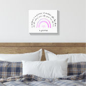 Impression sur toile étendue - Une promesse (Insitu(Chambre))