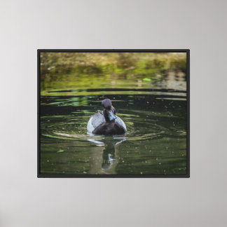 Impression sur toile étendue verte glissante
