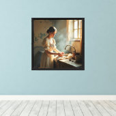 Impression sur toile étirée (Insitu (Plancher de Bois))