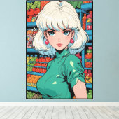Impression sur toile étirée Anime (Insitu (Plancher de Bois))