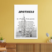 Impression sur toile étirée Apatheia (Insitu(Salon))