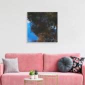 Impression sur toile étirée Arbres Reflet d'eau II (Insitu(Salon))