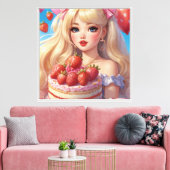 Impression sur toile étirée d'anime (Insitu(Salon))