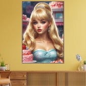 Impression sur toile étirée d'anime (Insitu(Salon))